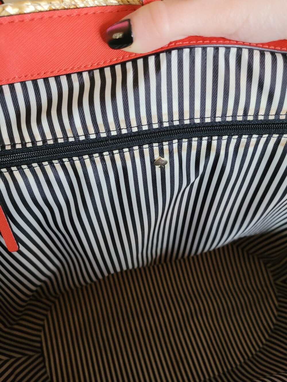 Kate spade lewis way large pom marketa tote bag - Picture 12 of 13
